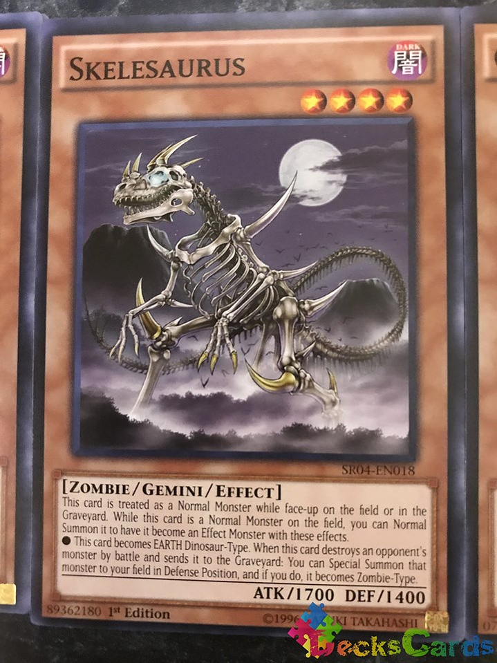 Skelesaurus - SR04-EN018 - Common 1st Edition 1