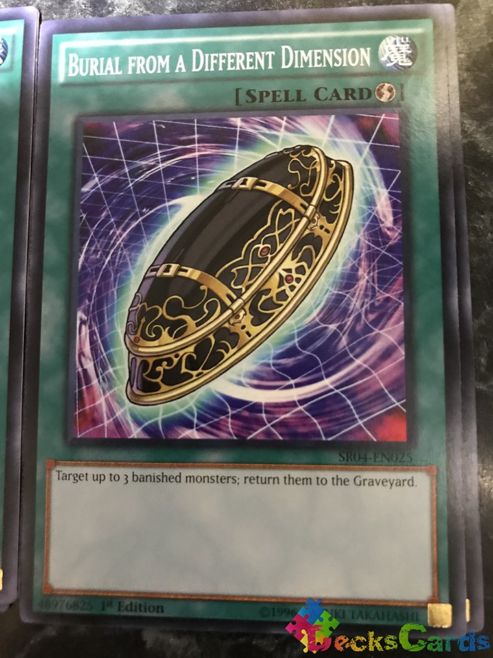 Burial from a Different Dimension - SR04-EN025 - Common 1st Edition 1