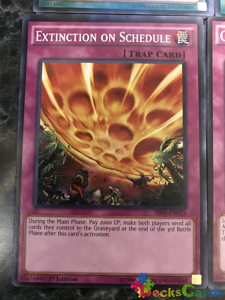 Extinction on Schedule - SR04-EN033 - Common 1st Edition 1