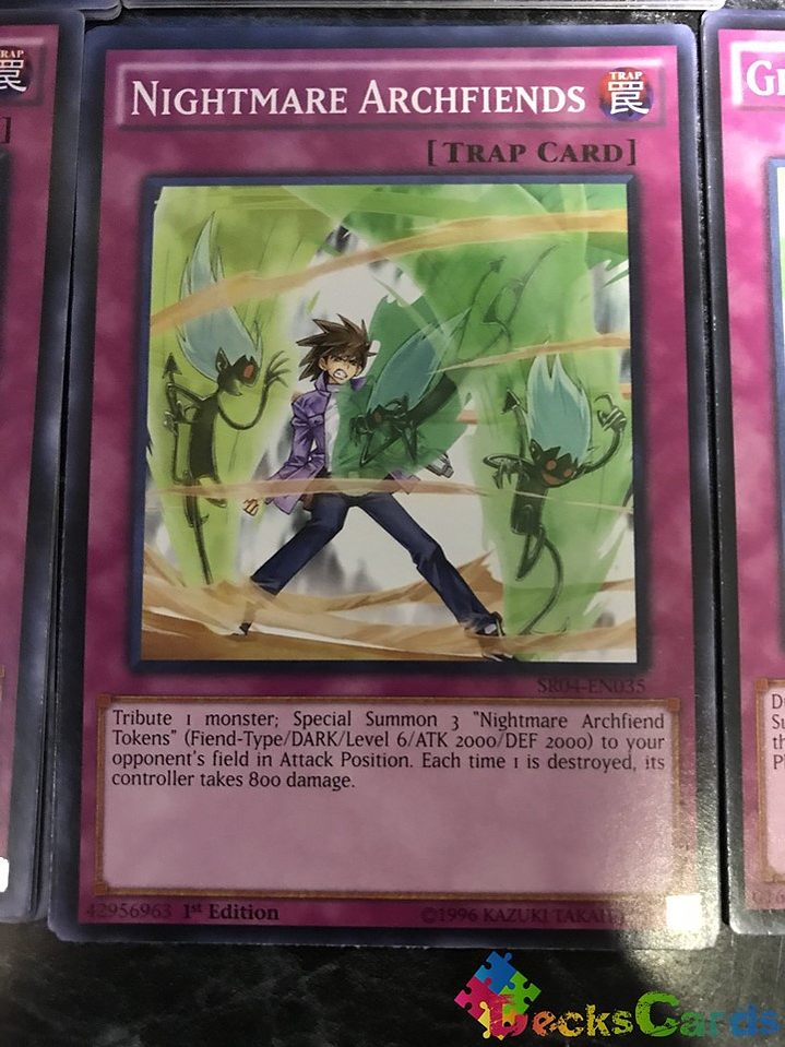 Nightmare Archfiends - SR04-EN035 - Common 1st Edition 1