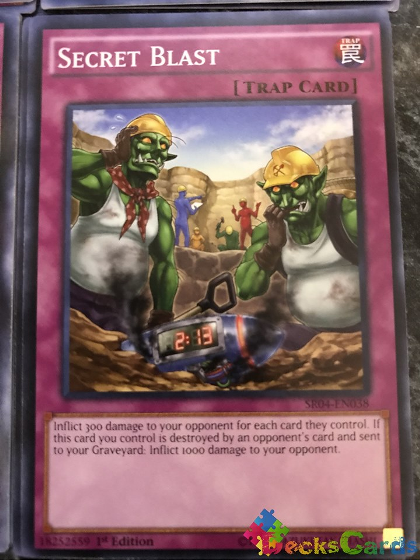 Secret Blast - SR04-EN038 - Common 1st Edition 1