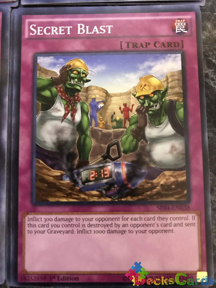 Secret Blast - SR04-EN038 - Common 1st Edition 1