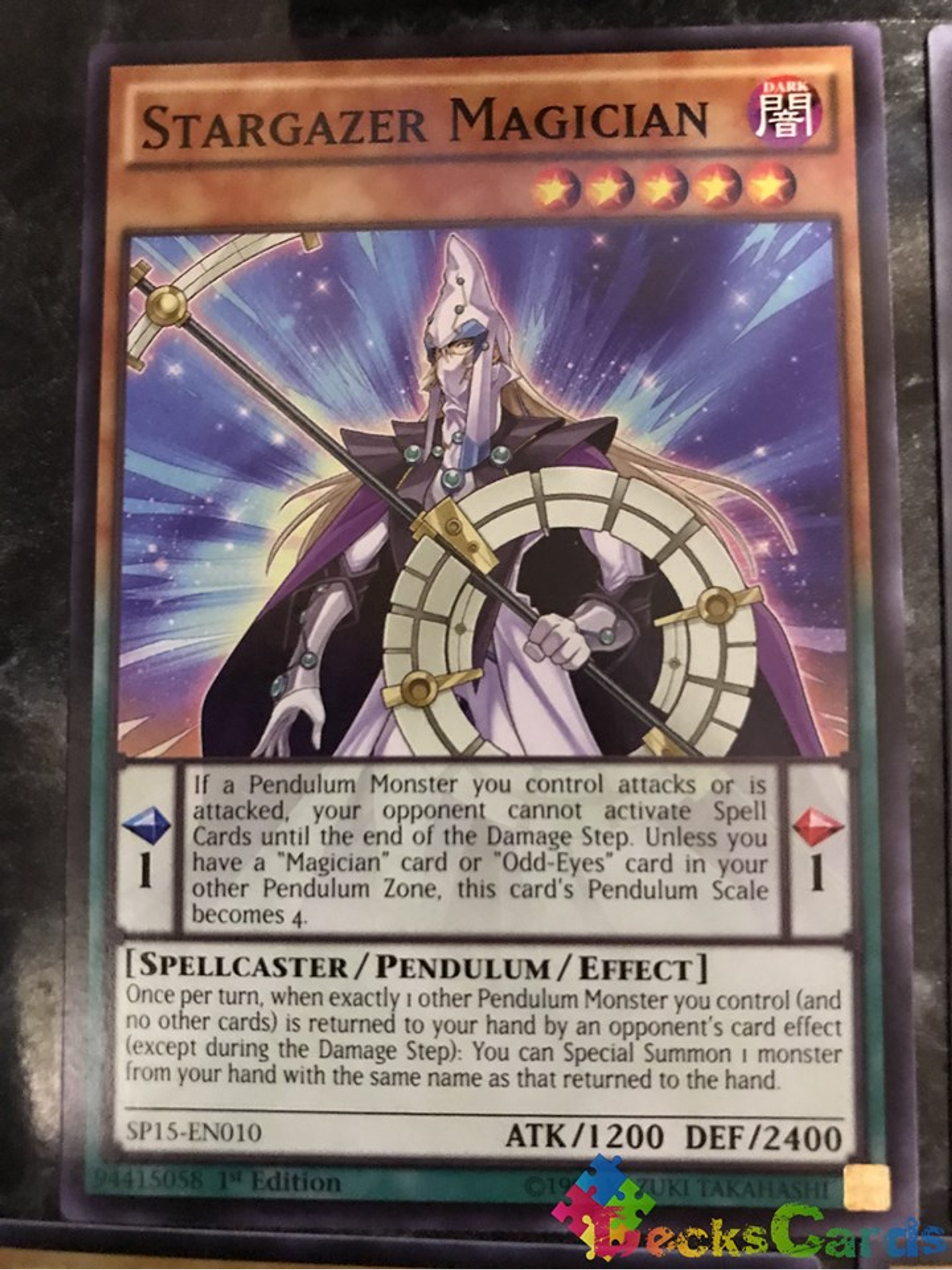Stargazer Magician - SP15-EN010 - Common 1st Edition 1