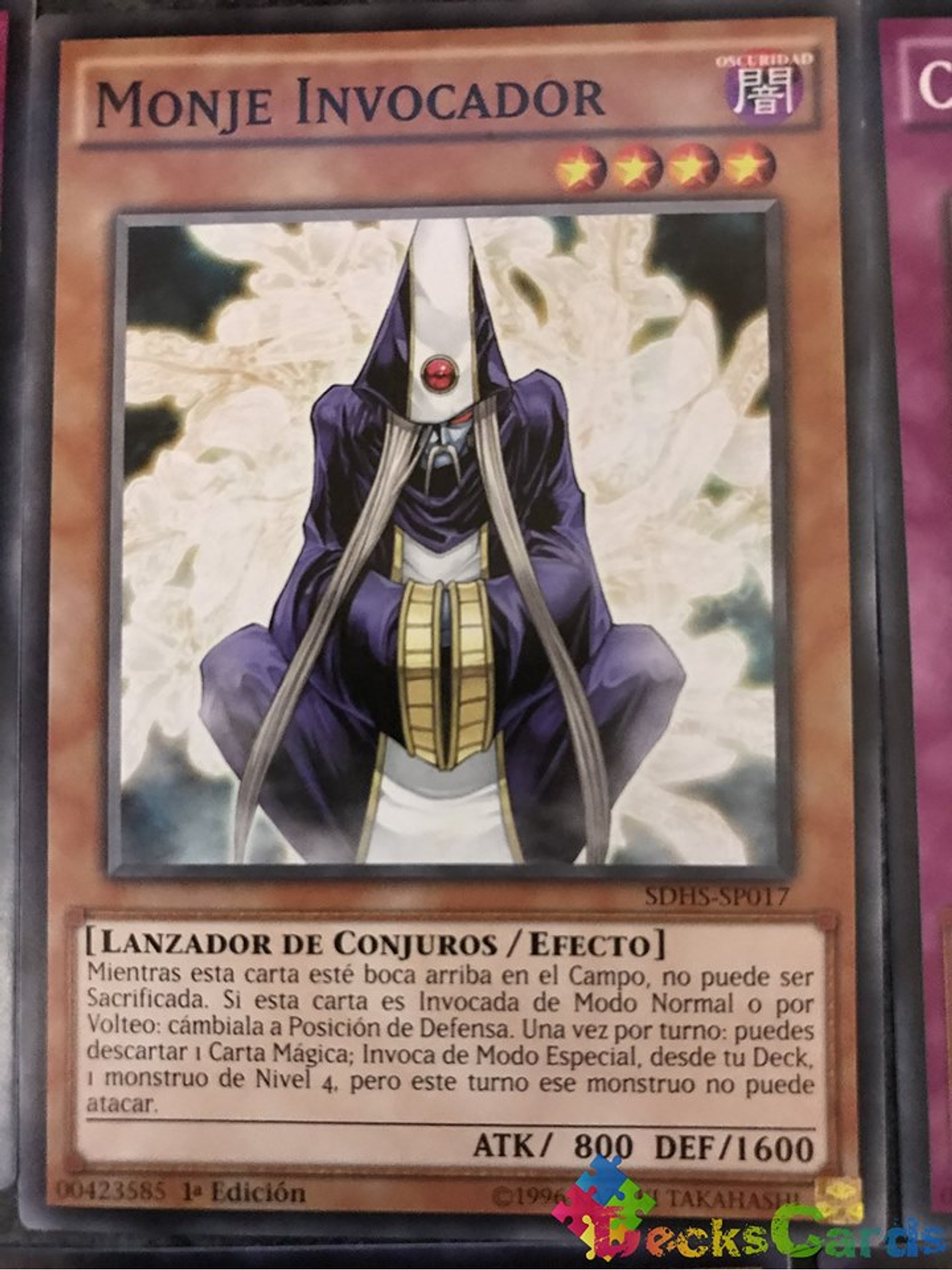 Summoner Monk - SDHS-EN017 - Common 1st Edition 1