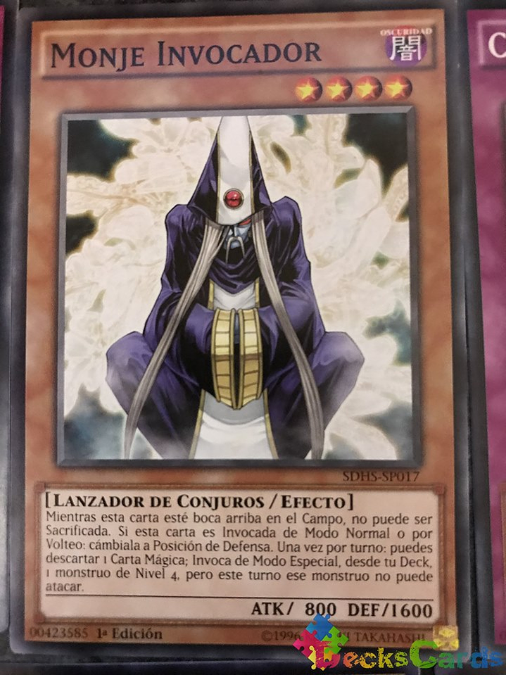 Summoner Monk - SDHS-EN017 - Common 1st Edition 1