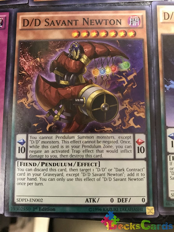 D/D Savant Newton - SDPD-EN002 - Common 1st Edition 1