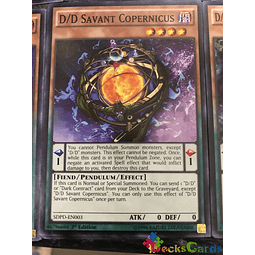 D/D Savant Copernicus - SDPD-EN003 - Common 1st Edition