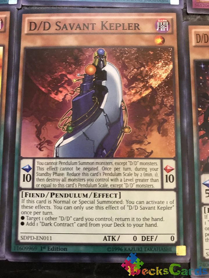 D/D Savant Kepler - SDPD-EN011 - Common 1st Edition 1