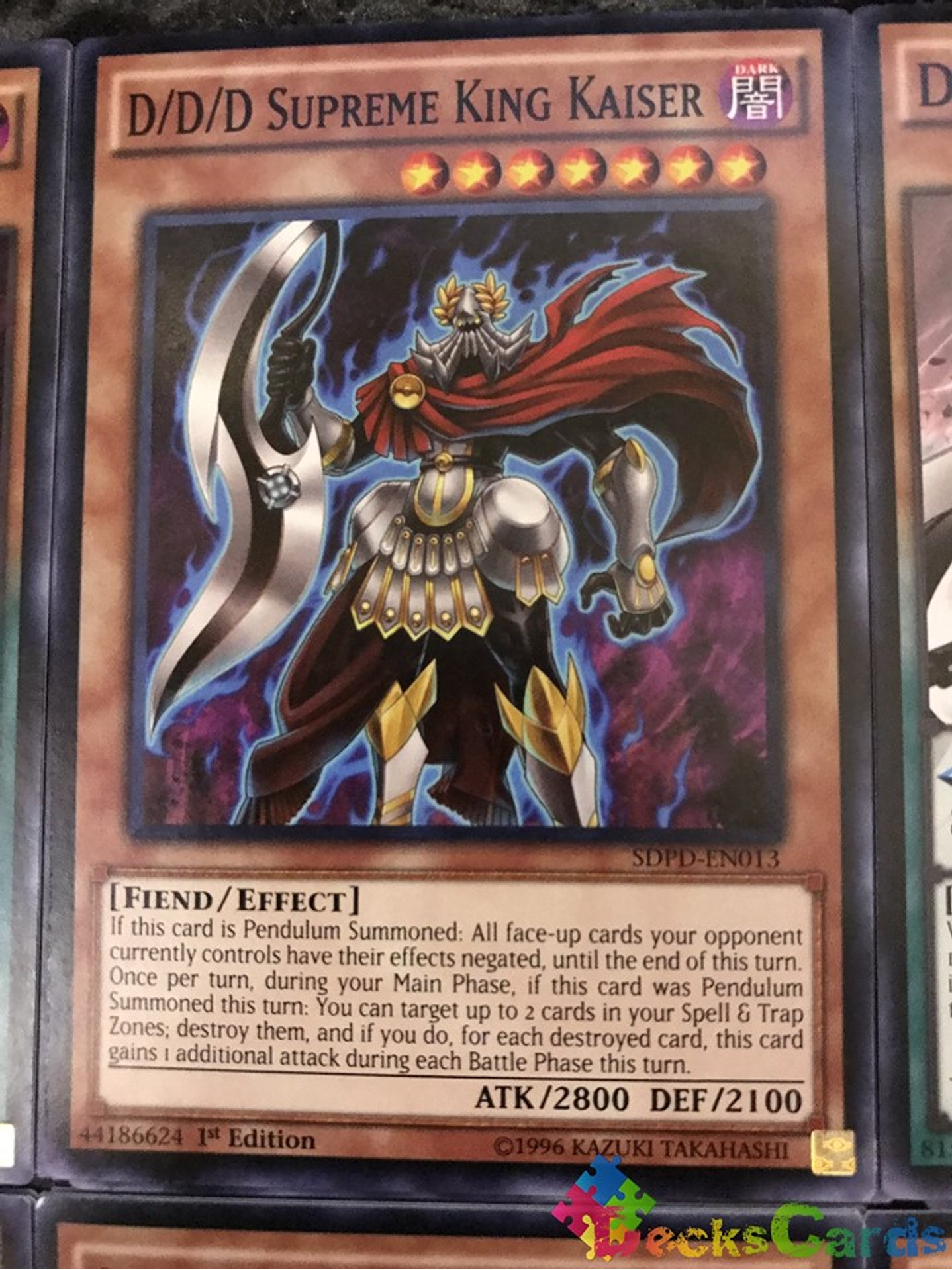D/D/D Supreme King Kaiser - SDPD-EN013 - Common 1st Edition 1