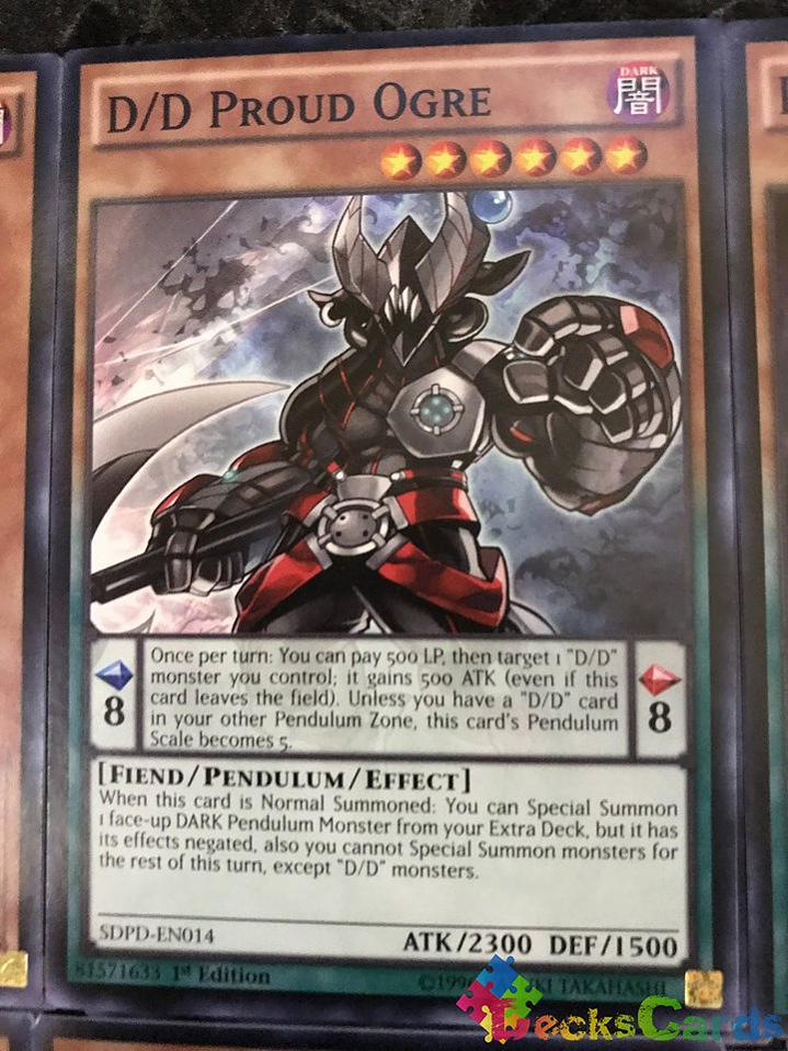 D/D Proud Ogre - SDPD-EN014 - Common 1st Edition 1