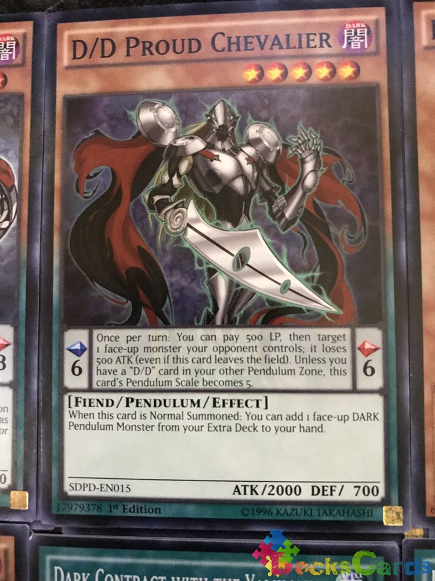 D/D Proud Chevalier - SDPD-EN015 - Common 1st Edition 1