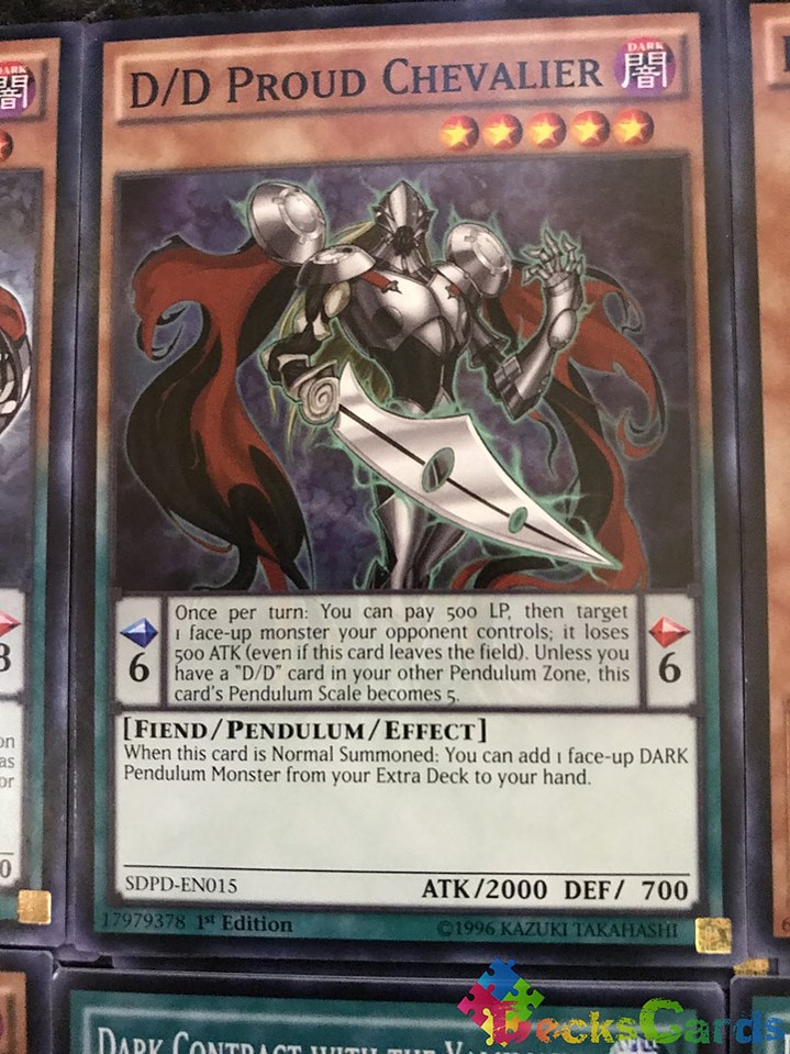 D/D Proud Chevalier - SDPD-EN015 - Common 1st Edition 1