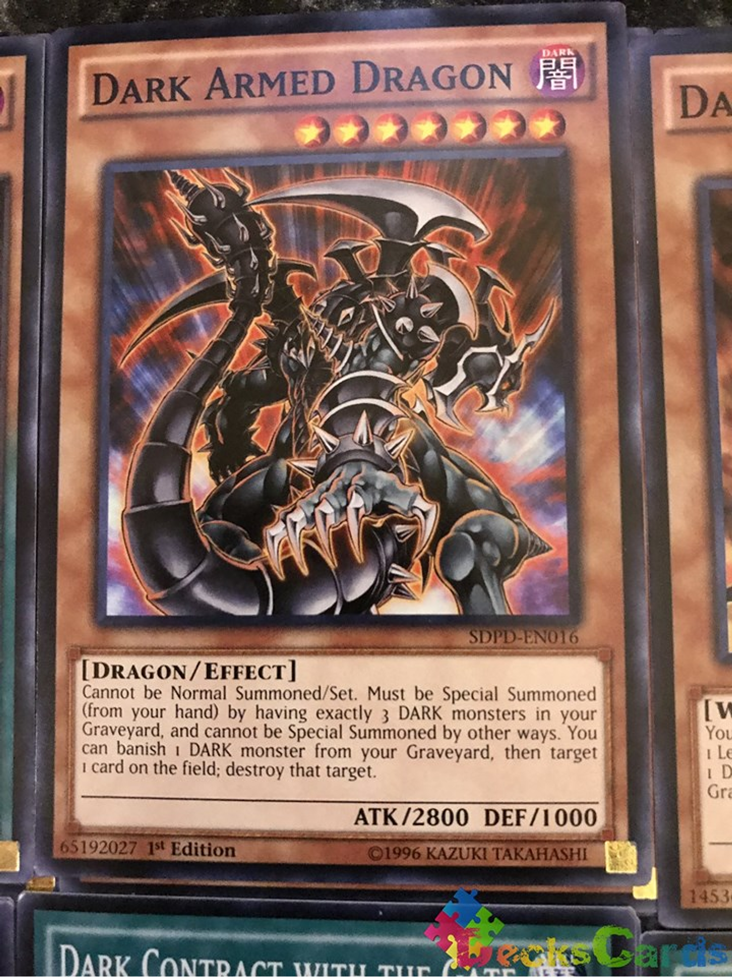 Dark Armed Dragon - SDPD-EN016 - Common 1st Edition 1