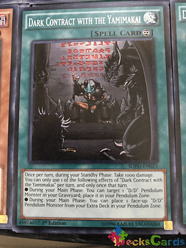 Dark Contract with the Yamimakai - SDPD-EN023 - Common 1st Edition