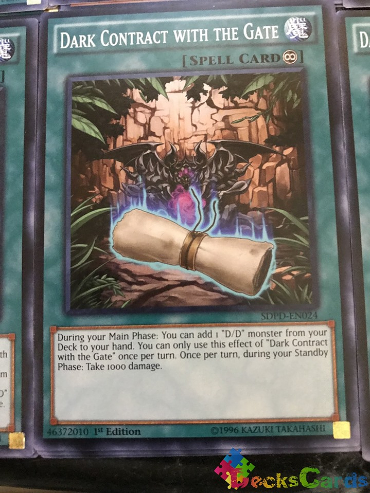 Dark Contract with the Gate - SDPD-EN024 - Common 1st Edition 1