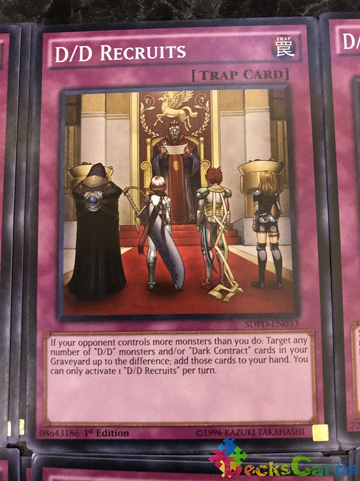 D/D Recruits - SDPD-EN033 - Common 1st Edition 1