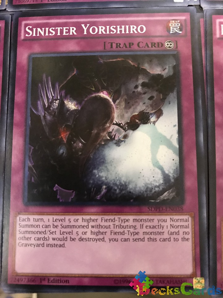Sinister Yorishiro - SDPD-EN038 - Common 1st Edition 1
