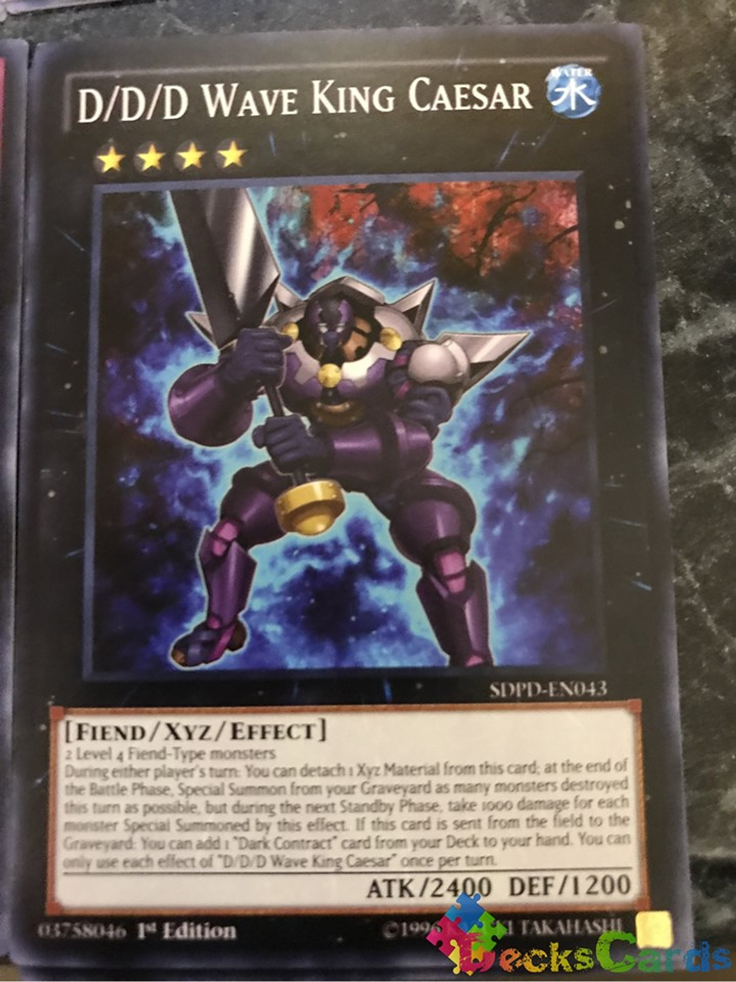 D/D/D Wave King Caesar - SDPD-EN043 - Common 1st Edition 1