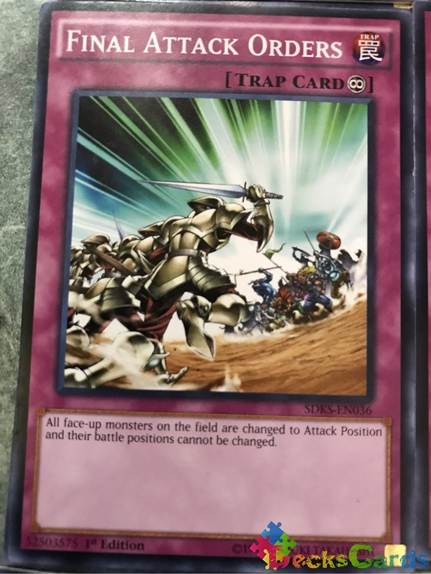 Final Attack Orders - SDKS-EN036 - Common 1st Edition 1