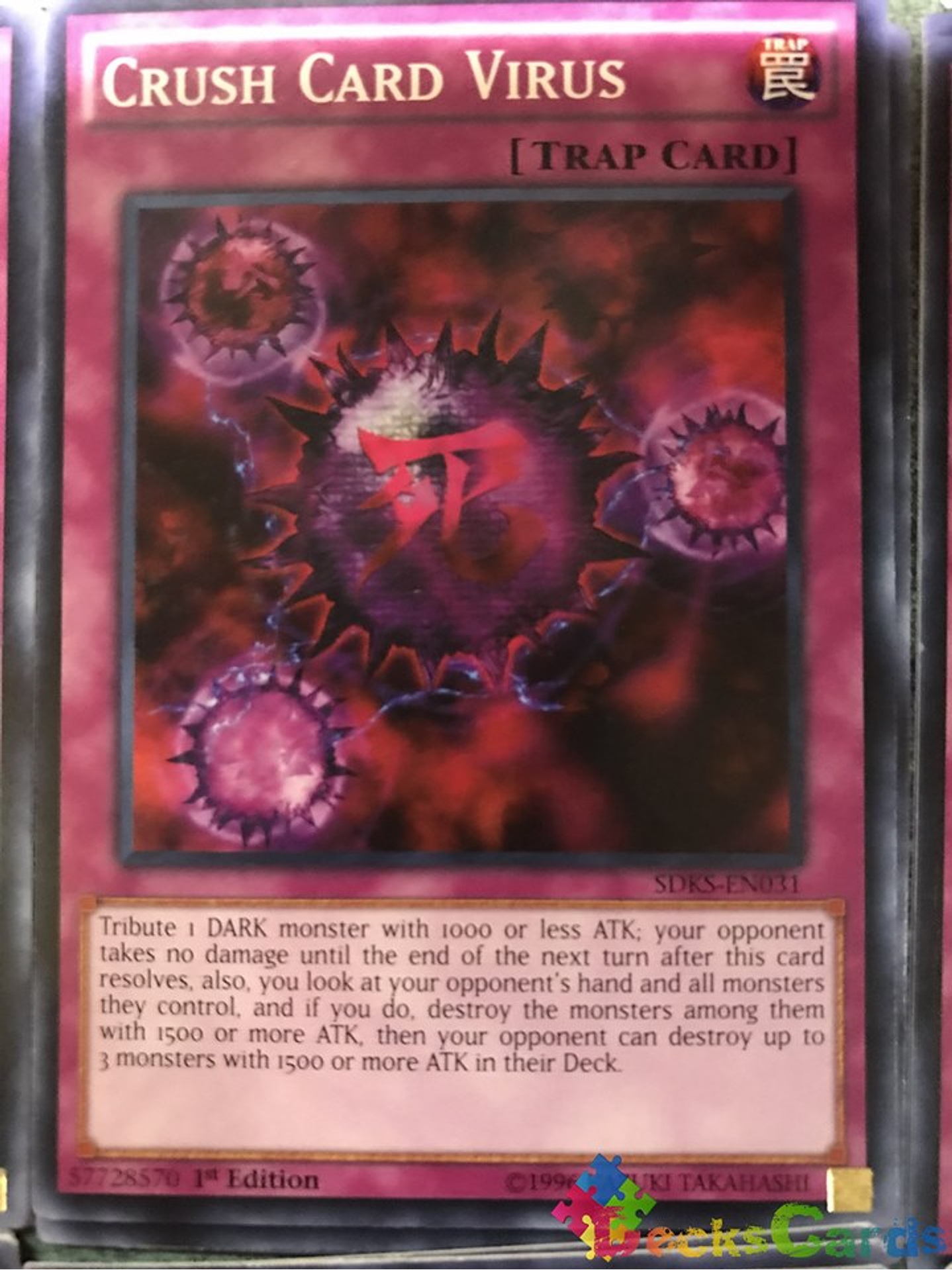 Crush Card Virus - SDKS-EN031 - Common 1st Edition 1