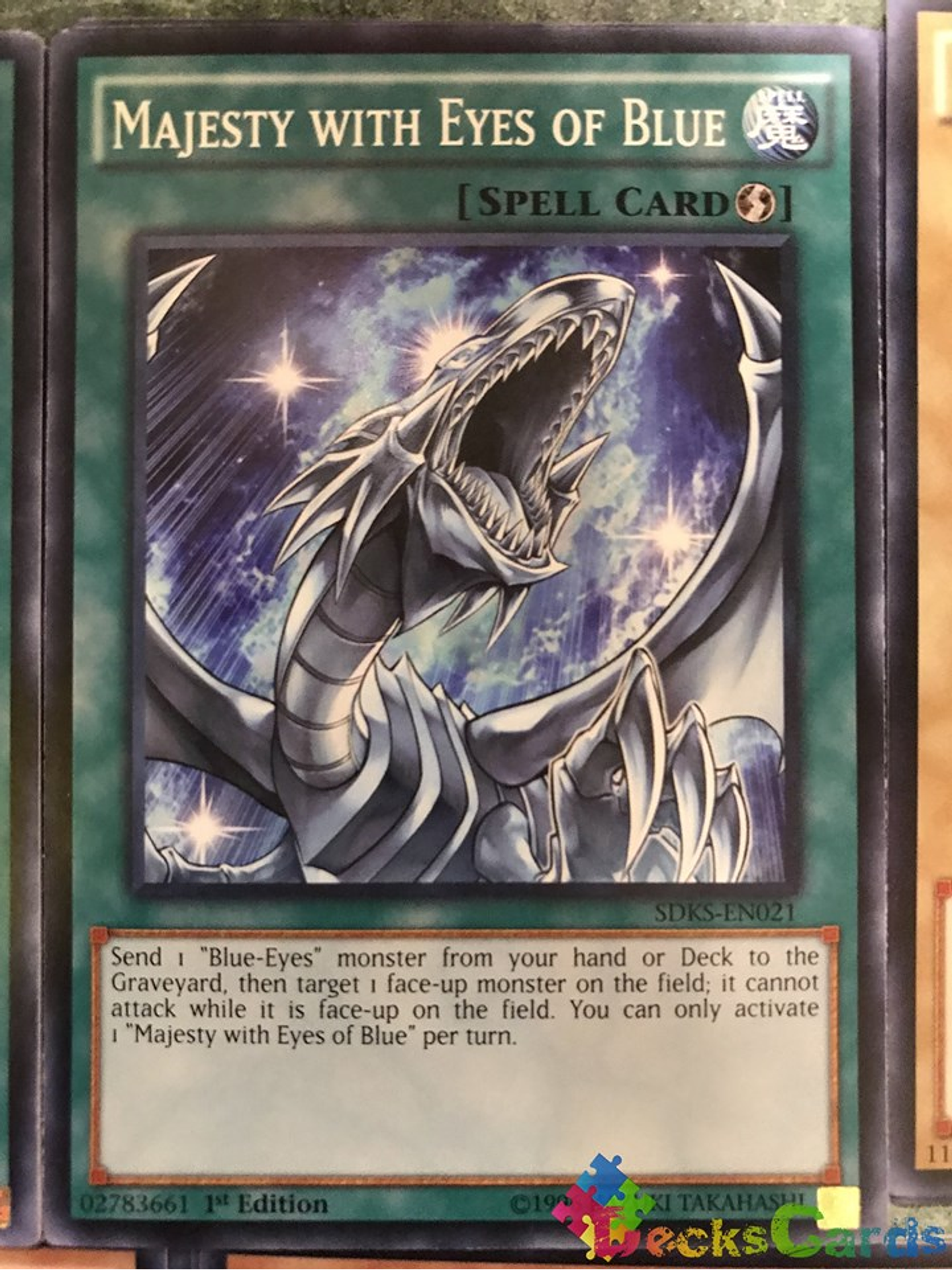 Majesty with Eyes of Blue - SDKS-EN021 - Common 1st Edition 1
