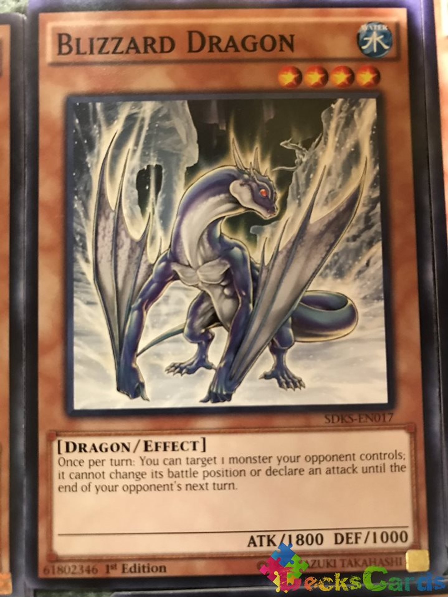 Blizzard Dragon - SDKS-EN017 - Common 1st Edition 1