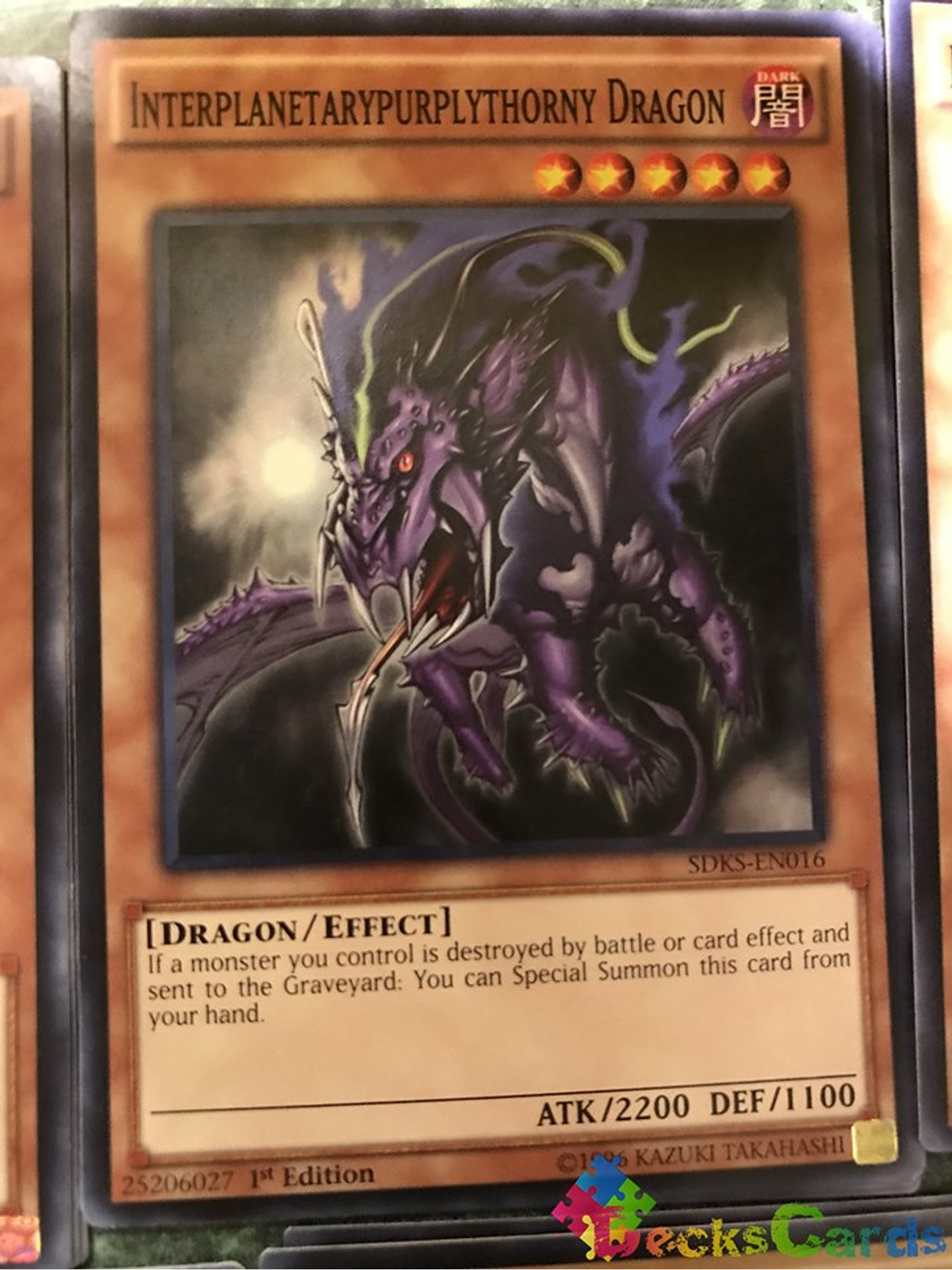 Interplanetarypurplythorny Dragon - SDKS-EN016 - Common 1st Edition 1