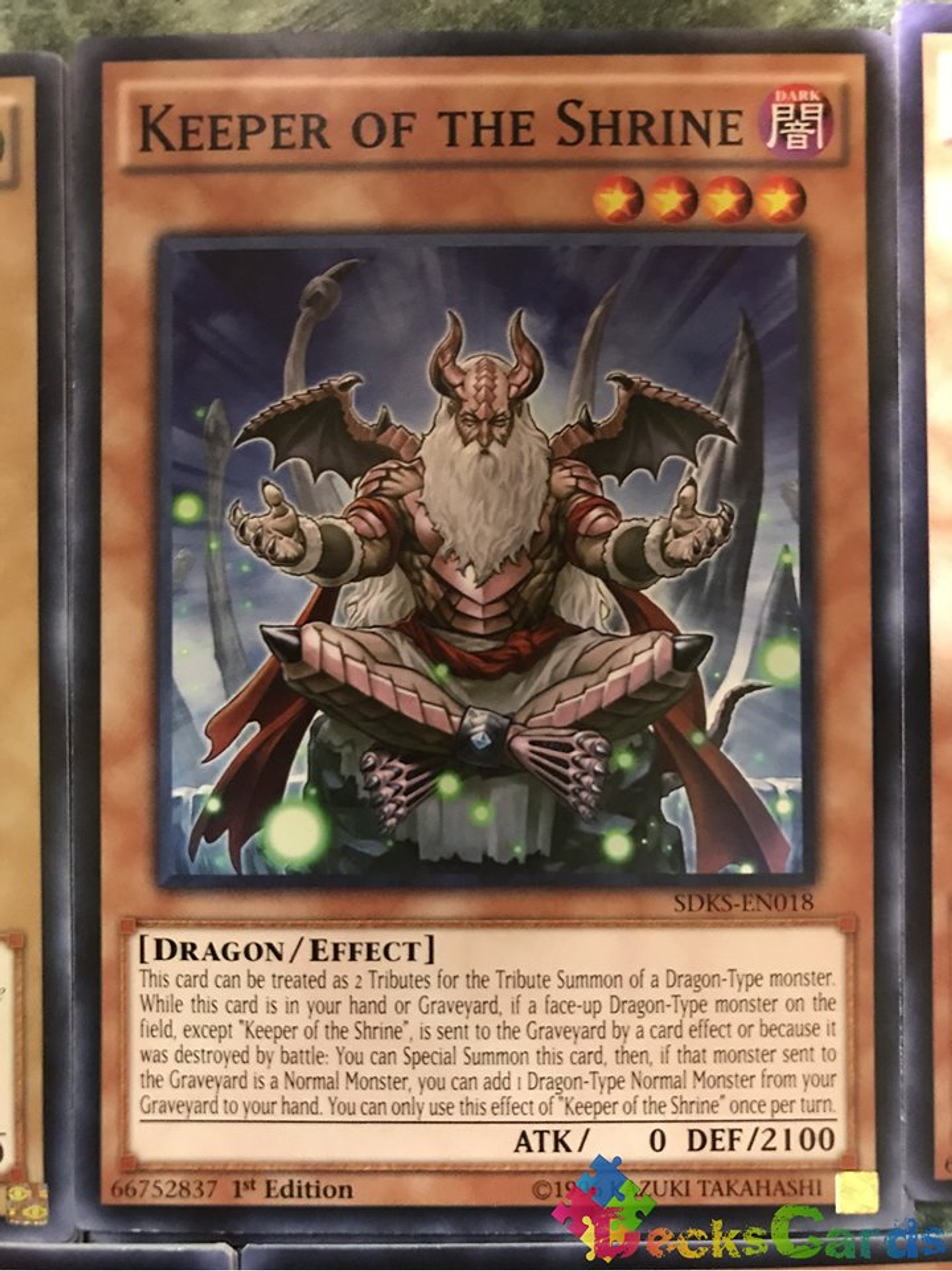 Keeper of the Shrine - SDKS-EN018 - Common 1st Edition 1