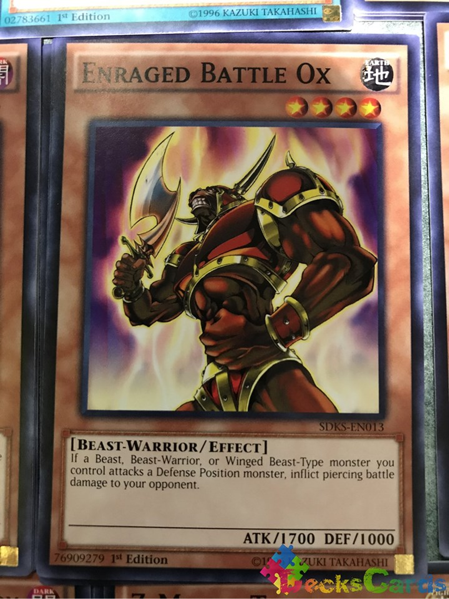 Enraged Battle Ox - SDKS-EN013 - Common 1st Edition 1