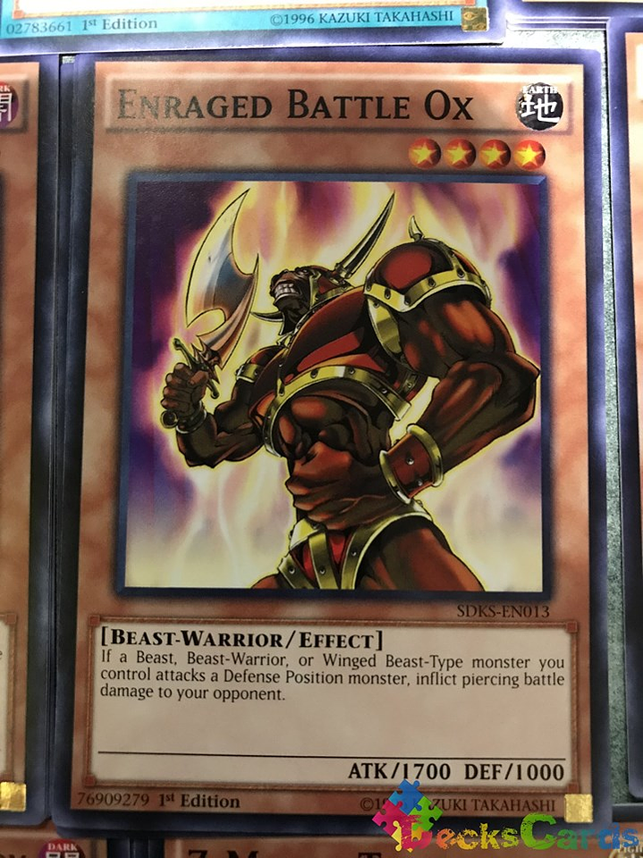 Enraged Battle Ox - SDKS-EN013 - Common 1st Edition 1