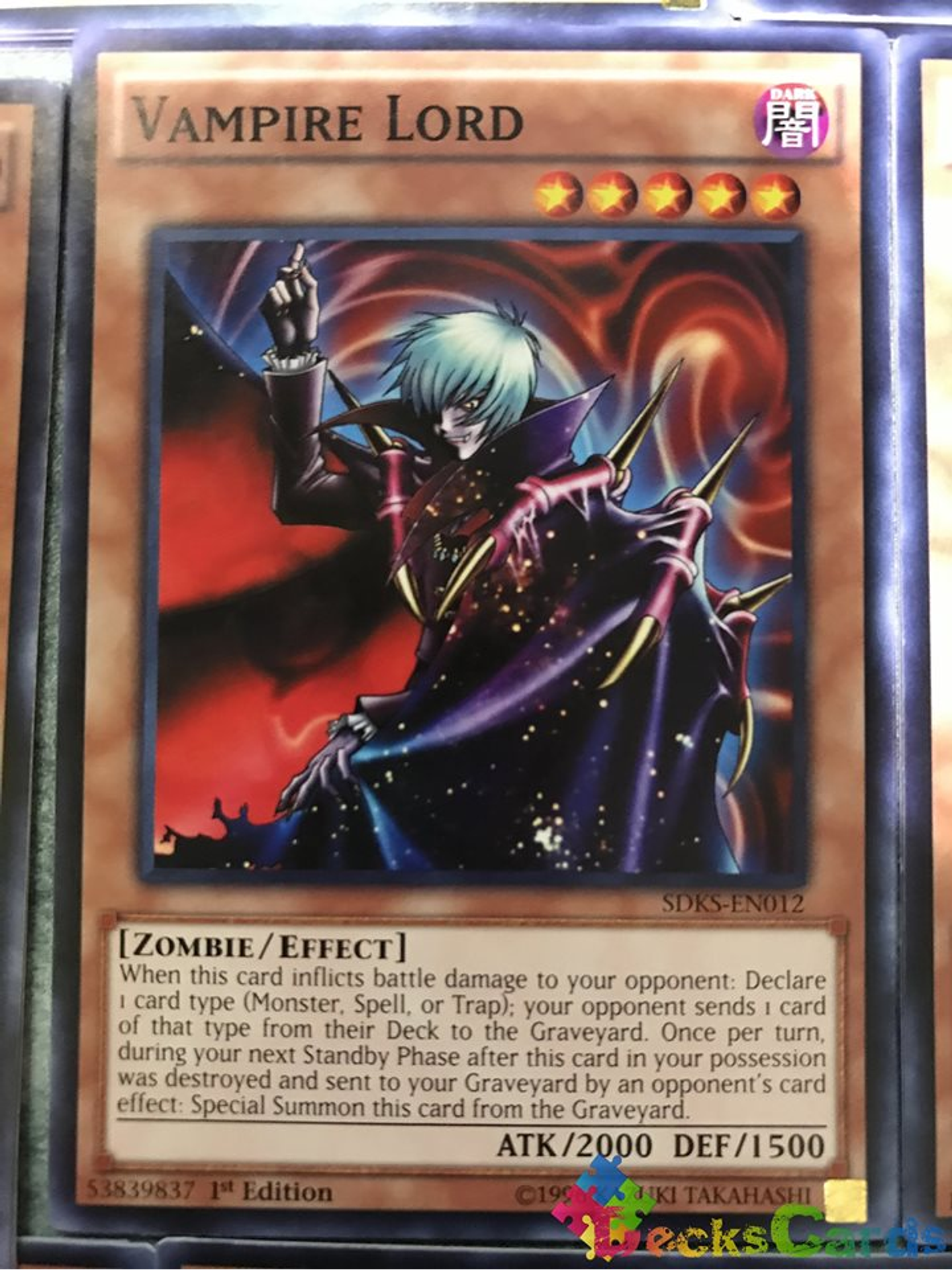 Vampire Lord - SDKS-EN012 - Common 1st Edition 1