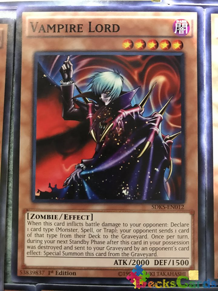 Vampire Lord - SDKS-EN012 - Common 1st Edition 1