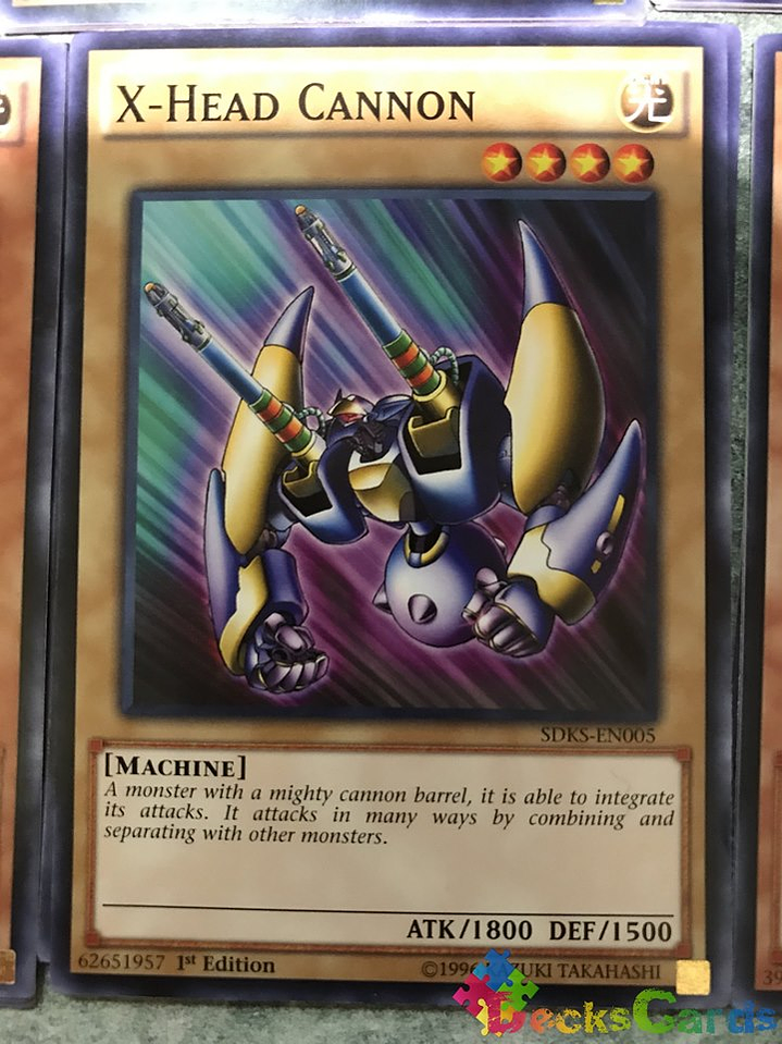 X-Head Cannon - SDKS-EN005 - Common 1st Edition 1