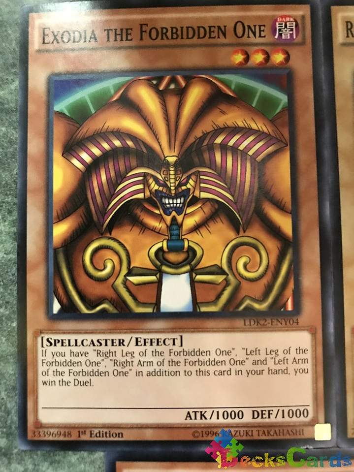 Exodia the Forbidden One - LDK2-ENY04 - Common 1st Edition 1