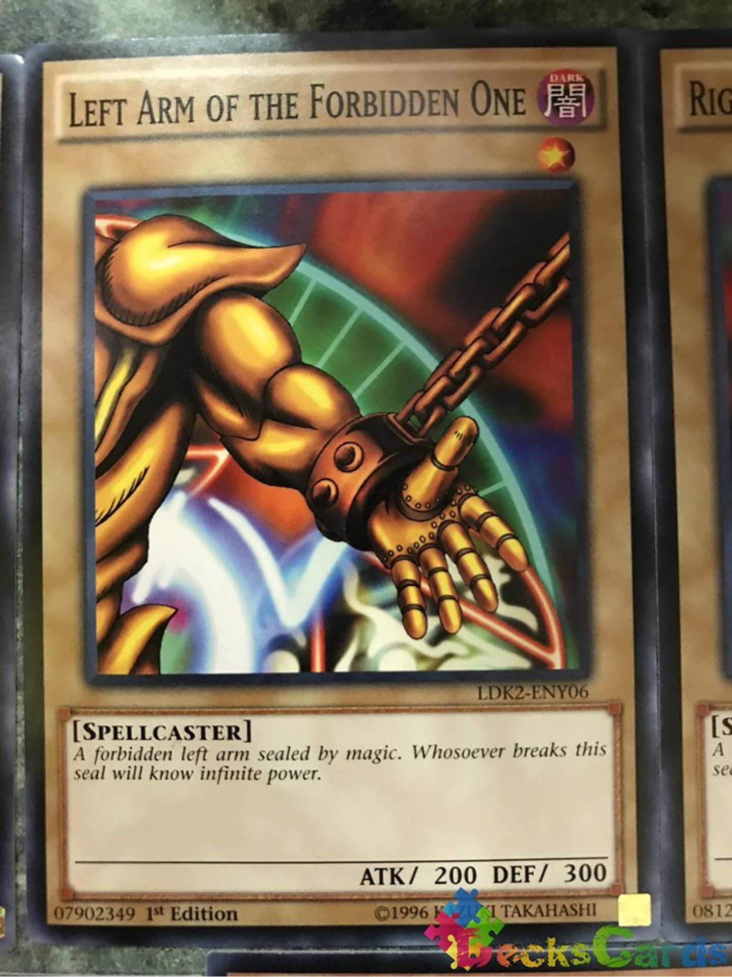 Left Arm of the Forbidden One - LDK2-ENY06 - Common 1st Edition 1