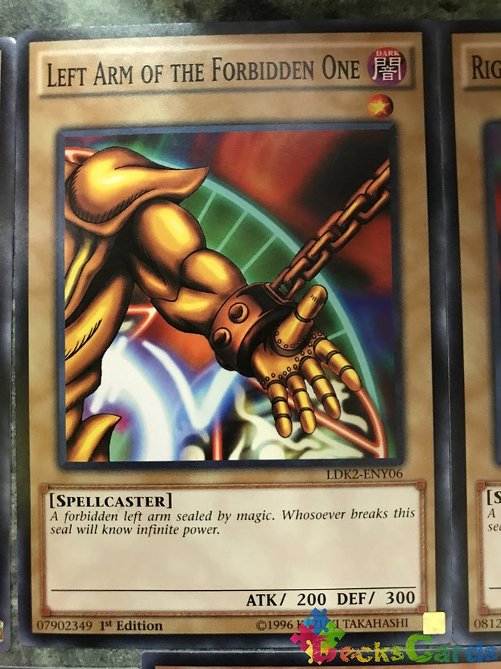 Left Arm of the Forbidden One - LDK2-ENY06 - Common 1st Edition 1