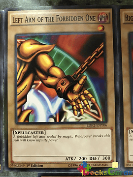 Left Arm of the Forbidden One - LDK2-ENY06 - Common 1st Edition