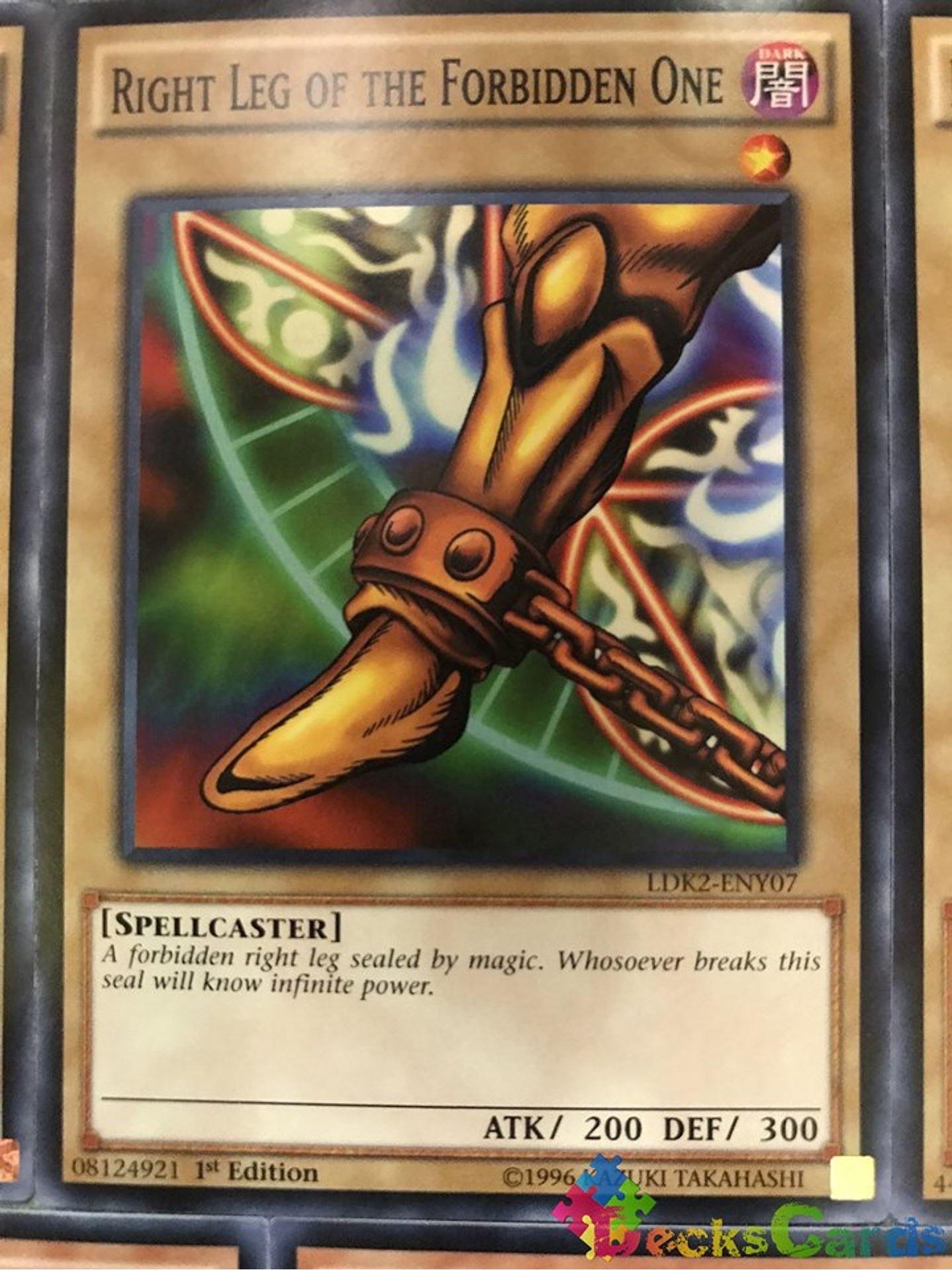 Right Leg of the Forbidden One - LDK2-ENY07 - Common 1st Edition 1