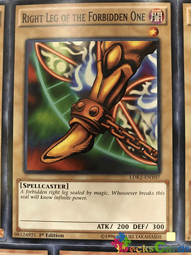 Right Leg of the Forbidden One - LDK2-ENY07 - Common 1st Edition