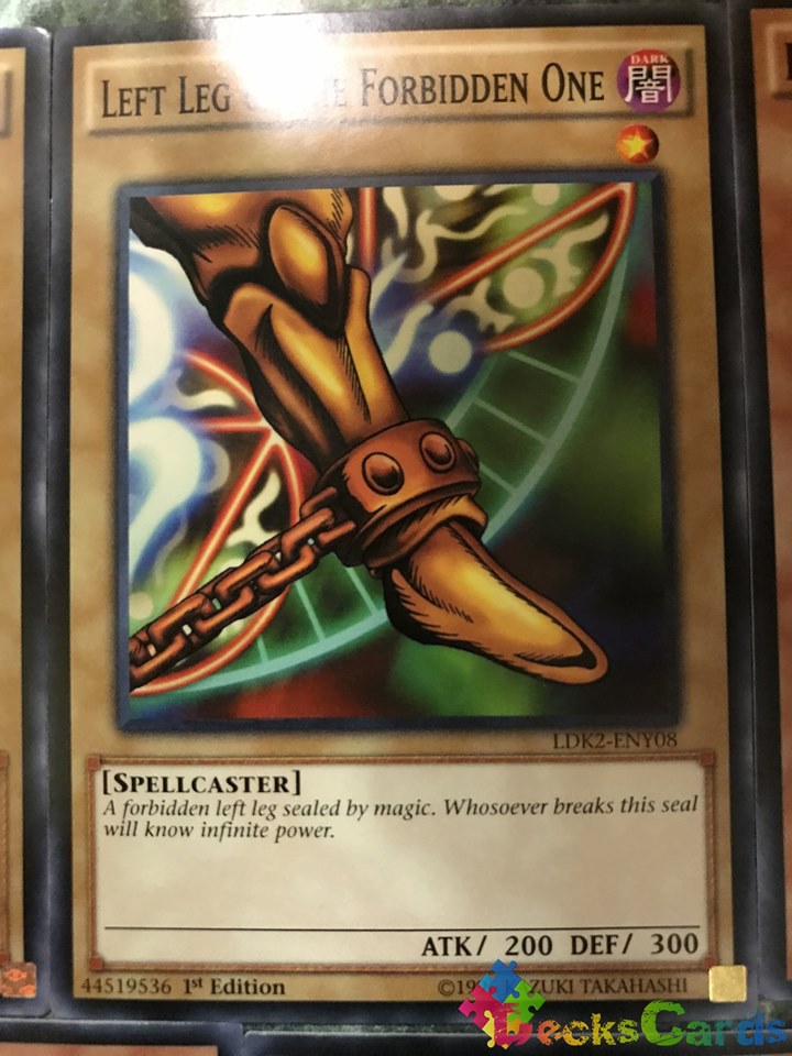Left Leg of the Forbidden One - LDK2-ENY08 - Common 1st Edition