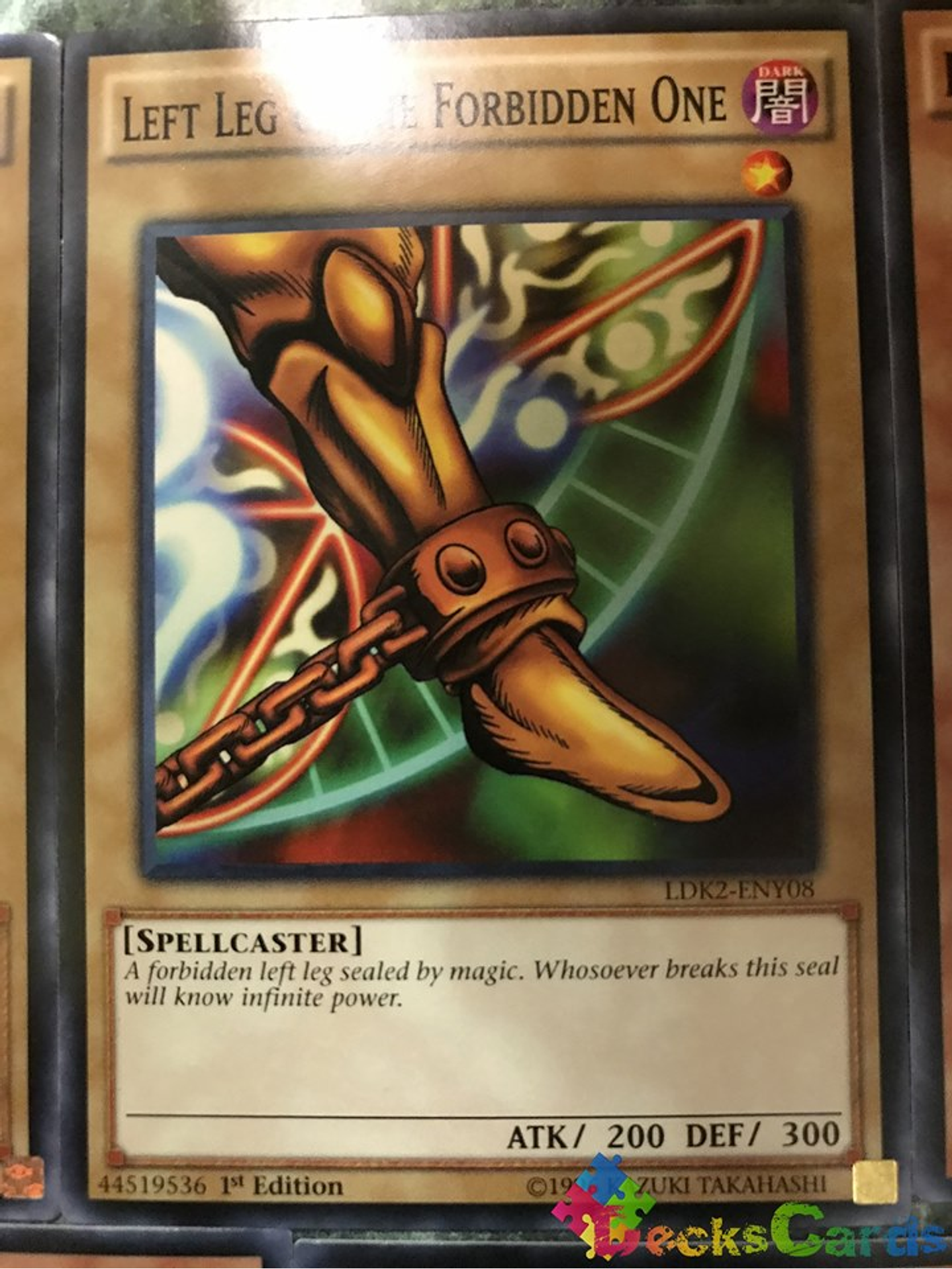 Left Leg of the Forbidden One - LDK2-ENY08 - Common 1st Edition 1