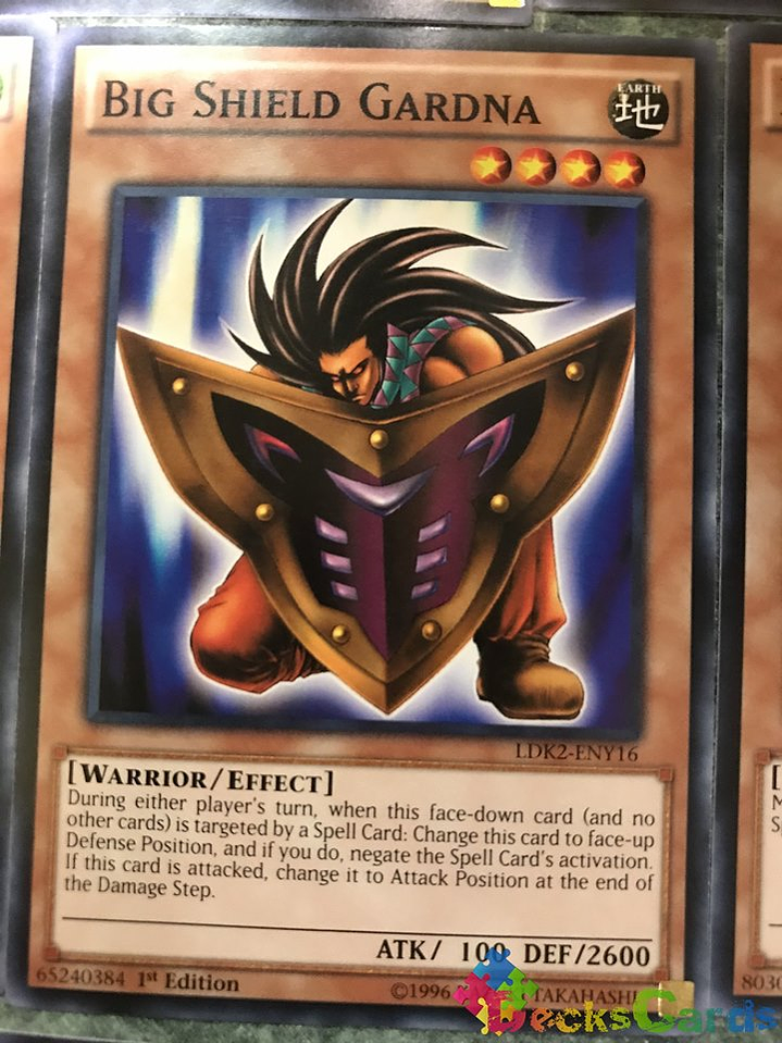 Big Shield Gardna - LDK2-ENY16 - Common 1st Edition 1