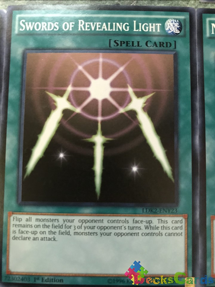 Swords of Revealing Light - LDK2-ENY23 - Common 1st Edition 1