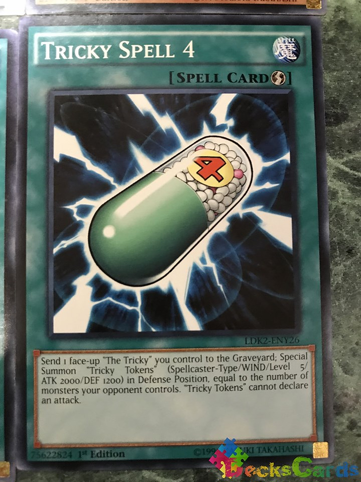 Tricky Spell 4 - LDK2-ENY26 - Common 1st Edition 1