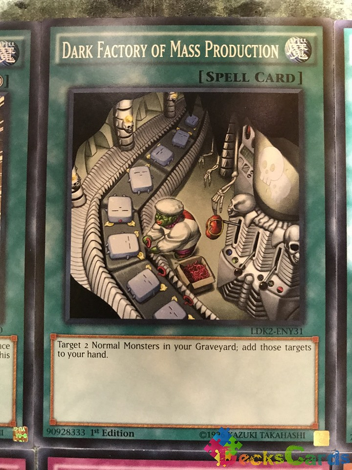 Dark Factory of Mass Production - LDK2-ENY31 - Common 1st Edition 1