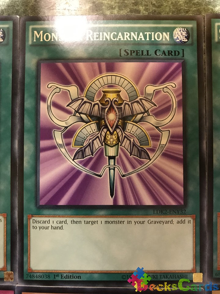 Monster Reincarnation - LDK2-ENY32 - Common 1st Edition 1
