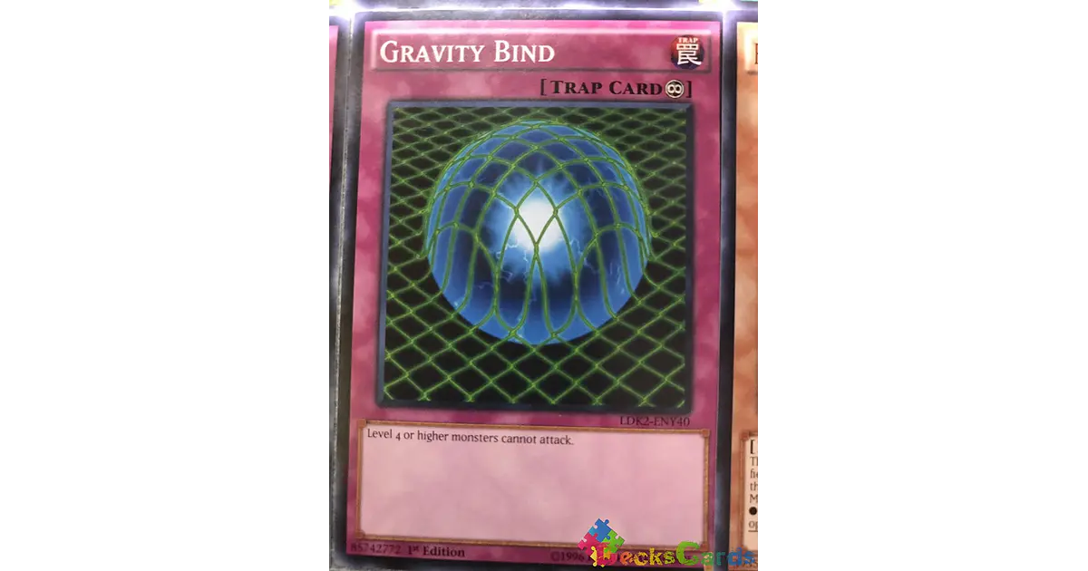 gravity bind deck yugioh Yu-Gi-Oh! - (SD4-EN028) - Structure 4: Fury from the Deep - 1st Edition Mint / near mint condition trading card Gravity Bind (DOR) - Yugipedia
