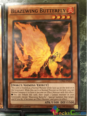 Blazewing Butterfly - LDK2-ENJ18 - Common 1st Edition