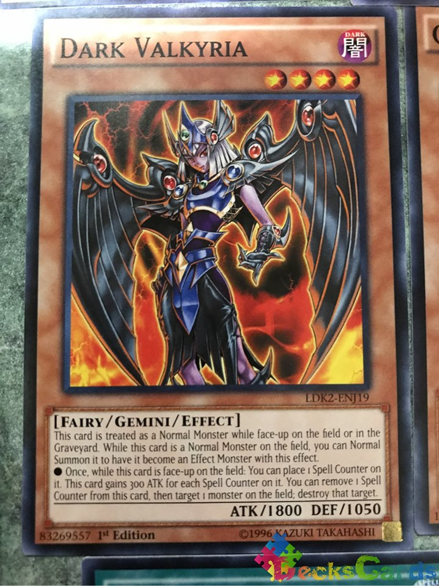 Dark Valkyria - LDK2-ENJ19 - Common 1st Edition 1