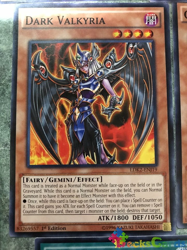 Dark Valkyria - LDK2-ENJ19 - Common 1st Edition 1